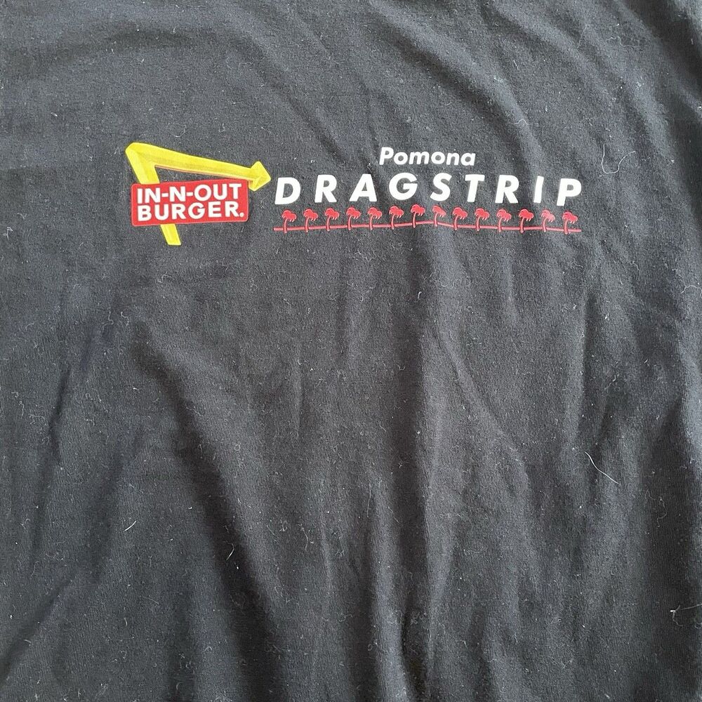 In N Out Pomona DragStrip T-shirt Black Size Medium Rare - Picture 7 of 7